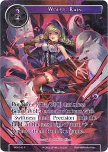 Wolf's Rain (Full Art) - Ancient Nights - Force of Will card