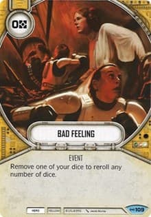 Bad Feeling - Empire at War - Star Wars: Destiny card