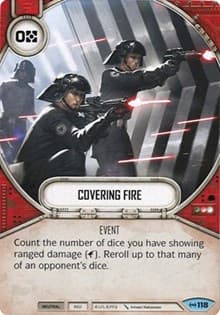 Covering Fire - Empire at War - Star Wars: Destiny card