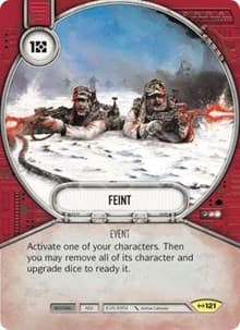 Feint - Empire at War - Star Wars: Destiny card