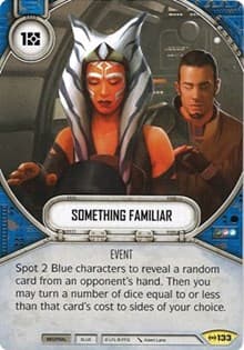 Something Familiar - Empire at War - Star Wars: Destiny card