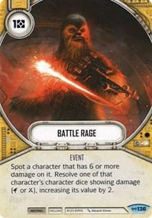 Battle Rage - Empire at War - Star Wars: Destiny card