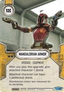 Mandalorian Armor - Empire at War - Star Wars: Destiny card