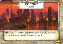 Port District - Bespin - Empire at War - Star Wars: Destiny card