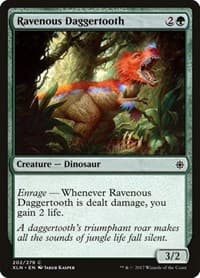 Ravenous Daggertooth - Ixalan - Magic: The Gathering card