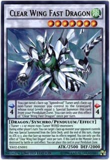 Clear Wing Fast Dragon - Yu-Gi-Oh! ARC-V Promo Cards - YuGiOh card