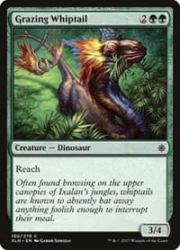 Grazing Whiptail - Ixalan - Magic: The Gathering card