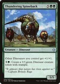 Thundering Spineback - Ixalan - Magic: The Gathering card