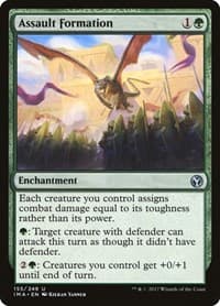 Assault Formation - Iconic Masters - Magic: The Gathering card