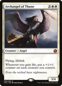 Archangel of Thune - Iconic Masters - Magic: The Gathering card
