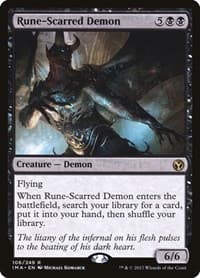 Rune-Scarred Demon - Iconic Masters - Magic: The Gathering card
