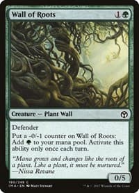 Wall of Roots - Iconic Masters - Magic: The Gathering card
