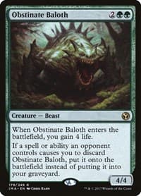 Obstinate Baloth - Iconic Masters - Magic: The Gathering card