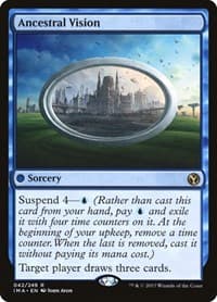 Ancestral Vision - Iconic Masters - Magic: The Gathering card