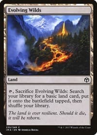 Evolving Wilds - Iconic Masters - Magic: The Gathering card