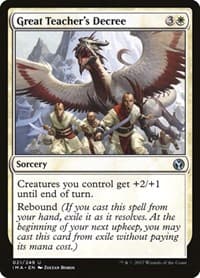 Great Teacher's Decree - Iconic Masters - Magic: The Gathering card