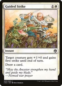 Guided Strike - Iconic Masters - Magic: The Gathering card