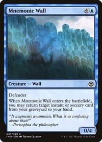 Mnemonic Wall - Iconic Masters - Magic: The Gathering card