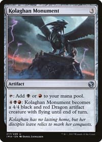 Kolaghan Monument - Iconic Masters - Magic: The Gathering card