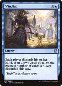 Windfall - Iconic Masters - Magic: The Gathering card