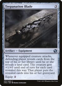 Trepanation Blade - Iconic Masters - Magic: The Gathering card