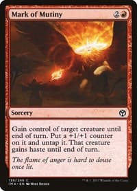 Mark of Mutiny - Iconic Masters - Magic: The Gathering card