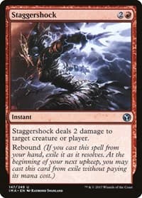 Staggershock - Iconic Masters - Magic: The Gathering card
