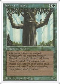 Ironroot Treefolk - Revised Edition - Magic: The Gathering card