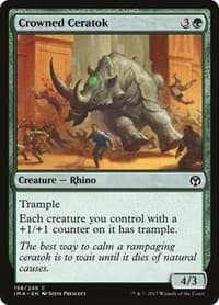 Crowned Ceratok - Iconic Masters - Magic: The Gathering card