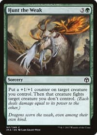 Hunt the Weak - Iconic Masters - Magic: The Gathering card