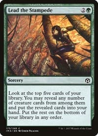 Lead the Stampede - Iconic Masters - Magic: The Gathering card