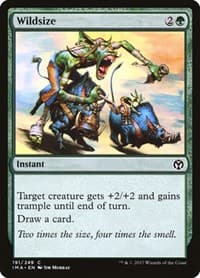Wildsize - Iconic Masters - Magic: The Gathering card