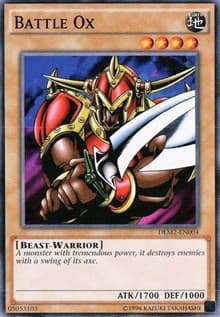 Battle Ox - Demo Deck 2015 - YuGiOh card