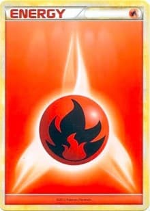 Fire Energy (2010 Unnumbered HGSS Style Non-Holo) - League & Championship Cards - Pokemon card