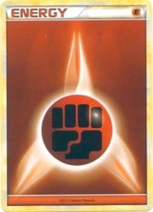 Fighting Energy (2010 Unnumbered HGSS Style Non-Holo) - League & Championship Cards - Pokemon card