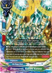 Dragonarms, Radiant Kanone - Promo Cards - Future Card BuddyFight card