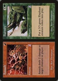 Assault // Battery - Timeshifted - Magic: The Gathering card