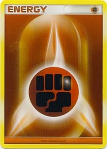 Fighting Energy (2007 Unnumbered D/P Style Non-Holo) - League & Championship Cards - Pokemon card