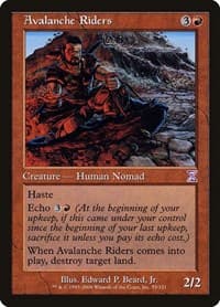 Avalanche Riders - Timeshifted - Magic: The Gathering card