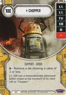 Chopper - Empire at War - Star Wars: Destiny card