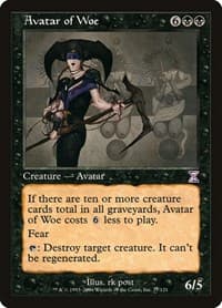 Avatar of Woe - Timeshifted - Magic: The Gathering card