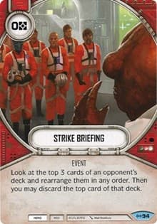 Strike Briefing - Empire at War - Star Wars: Destiny card