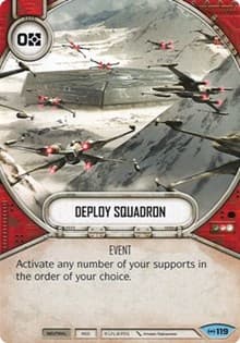 Deploy Squadron - Empire at War - Star Wars: Destiny card