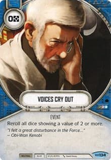 Voices Cry Out - Empire at War - Star Wars: Destiny card