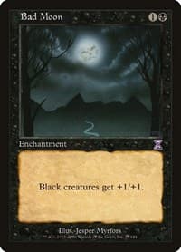 Bad Moon - Timeshifted - Magic: The Gathering card