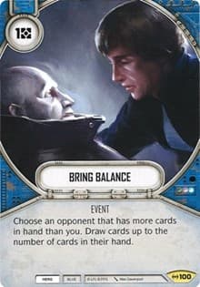 Bring Balance - Empire at War - Star Wars: Destiny card