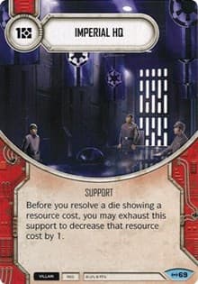 Imperial HQ - Empire at War - Star Wars: Destiny card