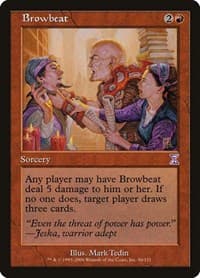 Browbeat - Timeshifted - Magic: The Gathering card