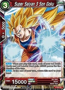Super Saiyan 3 Son Goku (Non-Foil Version) - Promotion Cards - Dragon Ball Super: Masters card