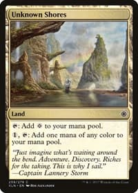 Unknown Shores - Ixalan - Magic: The Gathering card